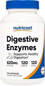 Nutricost Digestive Enzymes - Complete Digestive Enzyme Supplement 120 Caps