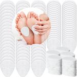 100 Packs Metatarsal Foot Pads Ball of Foot Cushions Metatarsal Pads Forefoot Pads for Women Foot Pads Ball of Foot Pain Metatarsal Support for Unisex Forefoot Sole and Support, 0.2 Inch Thick, White