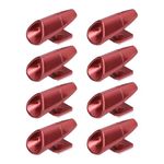 ciciglow 8PCS Deer Whistles Horns, Easy to Install Whistles Deer Warning Devices, Wildlife Warning Alert with Adhesive Tapes for Cars Trucks (Red)