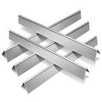 GGC 24.5" Flavorizer Bars for Weber Genesis 300 310 E310 320 Grills with Side-Controls,Set of 5 Stainless Steel Flavor Bars for Weber 7539,7540（24.5" L x 2.2" W x 2.3" H）