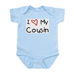 CafePress Love My Cousin Infant Bodysuit - Cute Infant Bodysuit Baby Romper