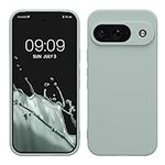 kwmobile Case Compatible with Google Pixel 9 Case - Protective Slim TPU Phone Cover - Soft Matte Finish - Cool Mint