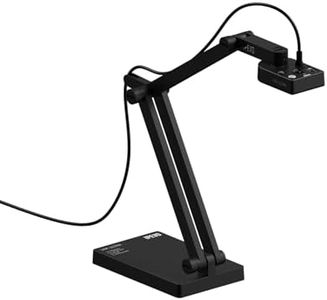 IPEVO V4K-13MP Ultra USB Document Camera, 4K Ultra HD Resolution, Auto-Focus, High-Definition Imaging, Plug and Play. On-The-Go, for Teaching, Visualization, Online Learning, and Web conferencing