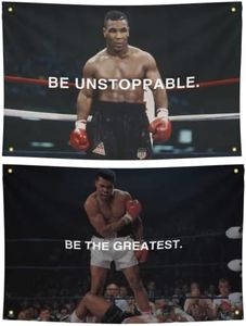 Boxing Bundle Motivational Fitness Inspirational Workout Fitness Home Gym Wall Decor College Dorm Man Cave 3x5 Feet Flag Banner Cool Gym Motivation Boxing Poster cool flags