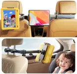 LISEN for iPad Holder for Car Accessories for Women Travel Gift, Tablet Holder Mount Car Essentials for Women [3 in 1] iPad Holder Car Road Trip Essentials for 4.7-11 iPad Mini Tab Fire Tablet