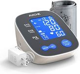 AVICHE Automatic Digital Arm Blood Pressure Monitor | Large Backlight LCD Display | Talking Pulse Rate 22-42cm BP Cuff Machine | Include Plug
