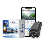 FeTaca DC4 Car Dash Camera with Inbuilt GPS Tracker and Multiple Types of Alarms | 1080p Video Quality | Single Channel | 4G Calling | SOS Button | Emergency Recording | Installation Support