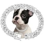 Silver Dog Chain Collar Diamond Cub