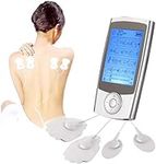 TENS Machine Muscle Massager for Pain Relief with Dual Channel 16 Modes and 8 Pads