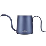 MERMOO YILAN Pour Over Kettle Mini Drip Coffee Pot 250ml Gooseneck Kettle Long Narrow Spout Kettle (Blue)