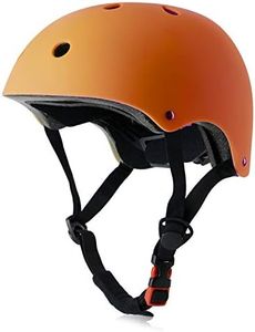 Kids Bike Helmet, Adjustable and Multi-Sport, from Toddler to Youth, 3 Sizes (Orange)