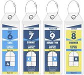 Celebrity Luggage Tag Holders by Cruise On [4 Pack] Fits All Celebrity Ships & Tags for Cruises in 2024 & 2025