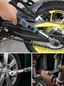 GROWNEER Digital Torque Wrench Set, 1/2'' Drive, 10-200 Nm, LED Indicator