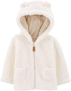 Carter's Unisex Baby Sherpa Jacket (Baby) - Ivory - 6 Months