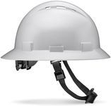 Acerpal Full Brim Vented Light Grey Carbon Fiber Design Gloss Finish OSHA Hard Hat with 6-Point Suspension