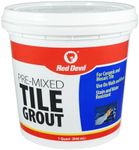 Red Devil 0424 Pre-Mixed Tile Grout, 1 Quart,White, (Pack of 1)