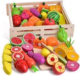 FUN LITTLE TOYS 35PCS Wooden Play F