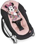 hauck Rocky, Disney Minnie Sweetheart - Baby Bouncer from Birth up to 9 kg with Fully Adjustable Backrest, Carry Handles, Lightweight and Compact, Lockable Bouncing Mode