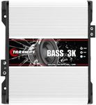 Taramps Bass 3k 1 Channel of 1 Ohm 3000 watts RMS Class D Amplifier Mono Subsonic Filter Low Pass Car Audio 14.4 VDC Highest Technology, Monoblock White Amplifier High Technology Max Power Amp