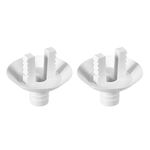 uxcell Air Conditioner Drain Hose Connector Elbow Fitting for Mini-Split Units and Window AC Unit 28mm 2Pcs