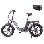 Fafrees [ Official E-Bike 250W F20 PRO Electric Bike, 18AH 36V Battery, 20 * 3.0 inch Fat Tire Folding Electric Bicycle, Electric Bikes for Adults for Commuting & Travel, Height Adjustable