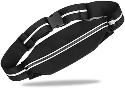 Reflective Running Race Bib Belt With Elastic Webbing - Lightweight Fits All Waist Sizes 30”-42” Running Belts for Women and Men for Marathon, Triathlon - Runners Belt - Running Belt Bib Holder