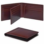 Bifold Wallets | RFID Blocking | Genuine Leather Thin Minimalist Wallets for Men | Billfold Wallet | Men Gift