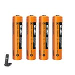 NI-MH Rechargeable AAA Battery for Panasonic, 4 Pack 1.2V 750mAh Rechargeable AAA Batteries for Gigaset BT Cordless Phones