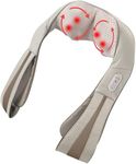 Homedics Neck Massager, Heated Shiatsu Neck, Shoulder and Back Massager with 3 Speeds, Changes of Direction, and Convenient Straps - Portable Relief for Neck, Shoulders, Back, & Legs