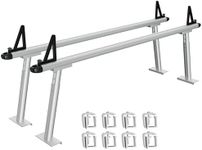 GarveeTech Truck Rack, 17-29 in Adjustable Ladder Rack for Trucks with C-Clamps, Non-Drilling Aluminum 800 lbs Capacity Truck Bed Rack, Heavy Duty Pickup Truck Racks for Kayak, Surfboard,Lumber,Ladder