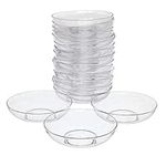 Royal Imports 6" Clear Plastic Sauc