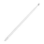 sourcingmap 43cm 4 Section Telescopic Antenna for TV RC Controller FM AM Radio, Universal Telescoping Rod Antenna Aerial Replacement for Radio, TV and Other Electric Products, Stainless Steel