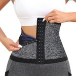 Waist Trainer Trimmer belt Tummy Control Wrap Corset Sweat Belt Sauna Waist Trainer Cincher Corset Training Body Shaper Trimmer Cincher Waist Workout Belly Band for Workout, Running, Fitness and Gym