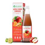 Dr. Vaidya's Apple Cider Vinegar | No Added Sugar| With Garcinia, Raw Turmeric & Honey |Supports Weight Management with 6 Super Herbs | (450ml) Pack of 1