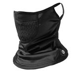 ROCKBROS Winter Neck Gaiter Warmer with Ear Loops Cold Weather Black 1PCS