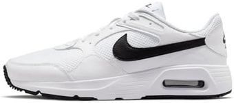 NIKE Men's Air Max Sc Sneaker, White Black White, 7 UK