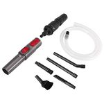 Handy Mini Car Vacuum Cleaner Tool Kit for Sewing Machines and Electronics, Durable Plastic Material, 9Pcs Set