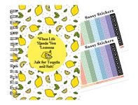 Slimming World Compatible - 3 Month Food Diary - Stickers - Countdown Card - Weekly Weigh In - Measurements - Ringbound (When Life Hands You Lemons Ask For Tequila And Salt!