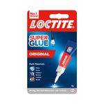 Loctite Universal, Strong All Purpose Super Glue for Repairs, Clear Glue Liquid for Various Materials, Easy to Use Instant Super Glue, 1 x 3g