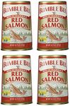 Bumble Bee Alaska Sockeye Red Salmon, 14.75-Ounce Cans (Pack of 4)