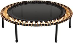 bellicon 44" Fitness Trampoline (Orange) with Screw-on Legs and Bungee Suspension up to 320 lbs (Extra Strong)