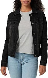 Riders by Lee Indigo Women's Denim Jacket, Washed Black, X-Small