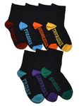 Days of the Week boys socks Black 7 pairs per pack