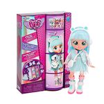 Cry Babies BFF Kristal Fashion Doll with 9+ Surprises Including Outfit and Accessories for Fashion Toy, Girls and Boys Ages 4 and Up, 7.8 Inch Doll