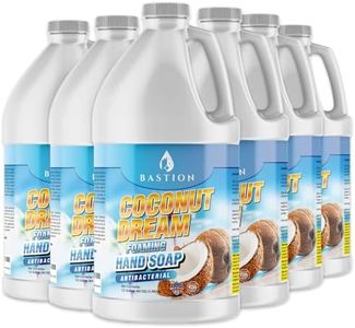Bastion Antibacterial Foaming Hand Soap - Coconut Dream Hand Wash - Bulk Refill Jug. Coconut Dream Scented. Non-toxic. Made in the USA.(Foaming Dispenser Required) (Coconut, (6) 1/2 Gallon (384 oz))