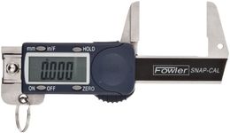 Fowler 54-550-300 Hardened Stainless Steel Inch, Metric and Fraction Reading Economy Snap Caliper, 0-1.25" Measuring Range, 0.0005" Resolution, 0.001" Accuracy