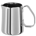 Ikea Milk-Frothing Jug, Stainless Steel, 0.5 Cubic Inches (17 Oz), Height: 11 Cm (4")