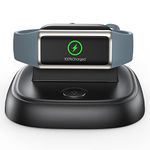 LVFAN Charger Stand for Fitbit Charge 6, Fast Charging Dock with Reset Button, Magnetic Charging Station USB C Charger Cable Replacement Accessories, Charger for Fitbit Charge 6/5 / Luxe - Black