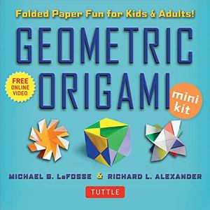 Geometric Origami Mini Kit: Folded Paper Fun for Kids & Adults! This Kit Contains an Origami Book with 48 Modular Origami Papers and an Instructional DVD