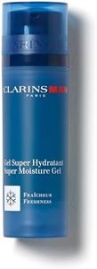 Clarins Men Super Moisture Gel 50ml | Lightweight, Oil-Free Moisturiser for Instant Hydration & Energised Skin